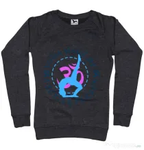 Bluza ADLER dama A better person Negru melanj