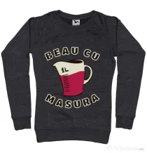 Bluza ADLER dama Beau cu masura Negru melanj