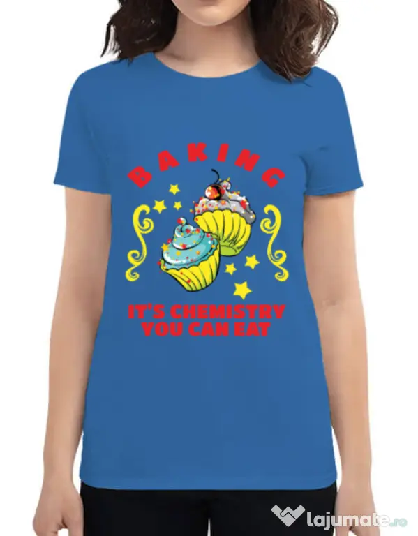 Tricou ADLER dama Baking Albastru azuriu