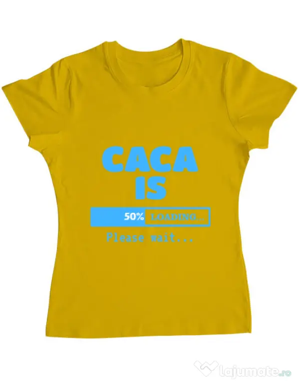 Tricou ADLER dama Caca is loading Galben