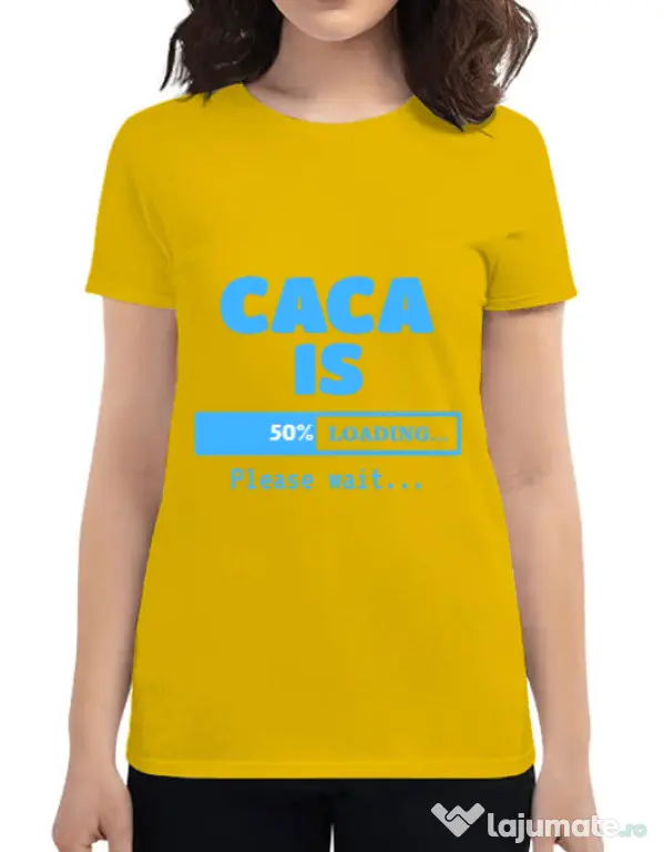 Tricou ADLER dama Caca is loading Galben