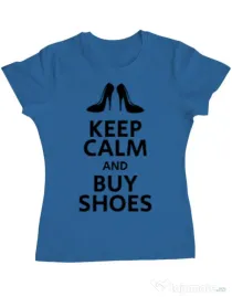 Tricou ADLER dama Buy shoes Albastru azuriu