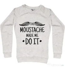 Bluza ADLER dama The moustache Migdala melanj
