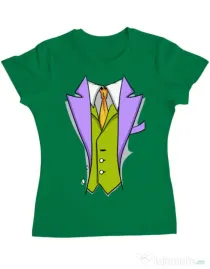 Tricou ADLER dama Gentleman suit Verde mediu