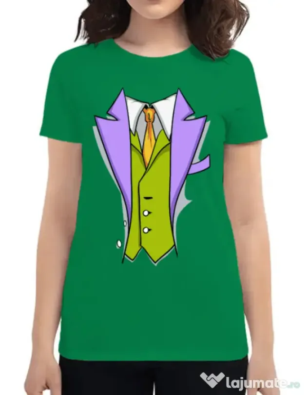 Tricou ADLER dama Gentleman suit Verde mediu