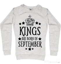 Bluza ADLER dama Kings are born in september Migdala melanj