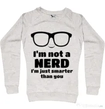 Bluza ADLER dama Smarter than you Migdala melanj