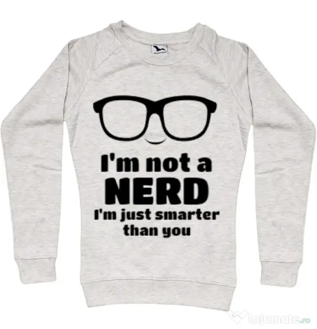 Bluza ADLER dama Smarter than you Migdala melanj