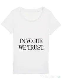 Tricou STANLEY STELLA dama In vogue we trust Alb