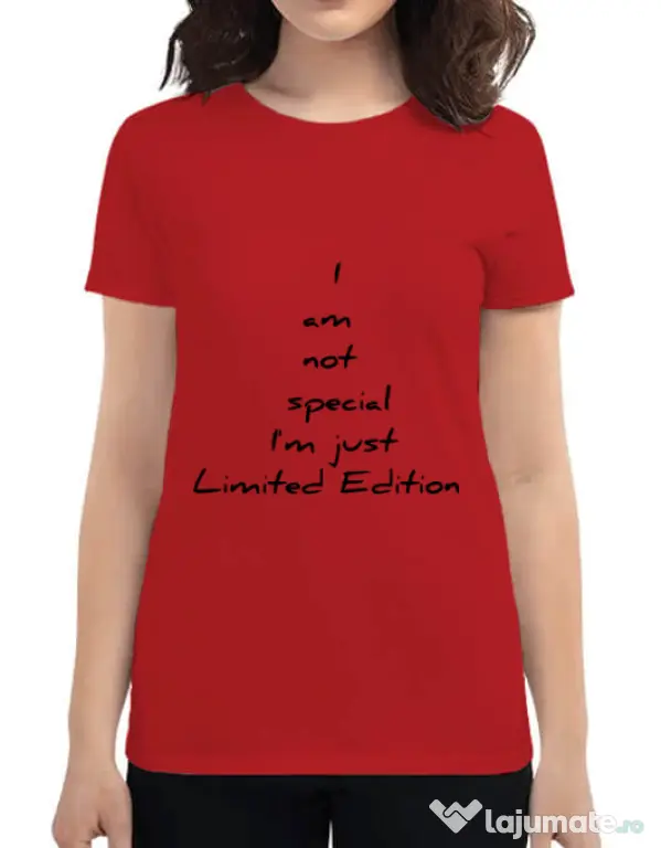 Tricou ADLER dama Limited edition 2 Rosu