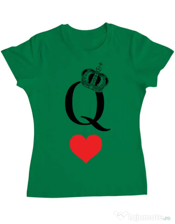 Tricou ADLER dama Fancy queen Verde mediu