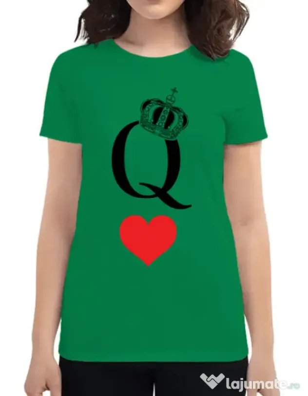 Tricou ADLER dama Fancy queen Verde mediu