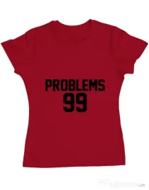 Tricou ADLER dama 99 Problems Rosu