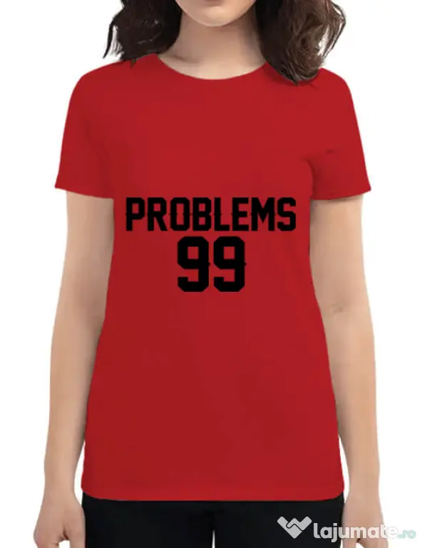 Tricou ADLER dama 99 Problems Rosu