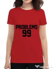 Tricou ADLER dama 99 Problems Rosu 