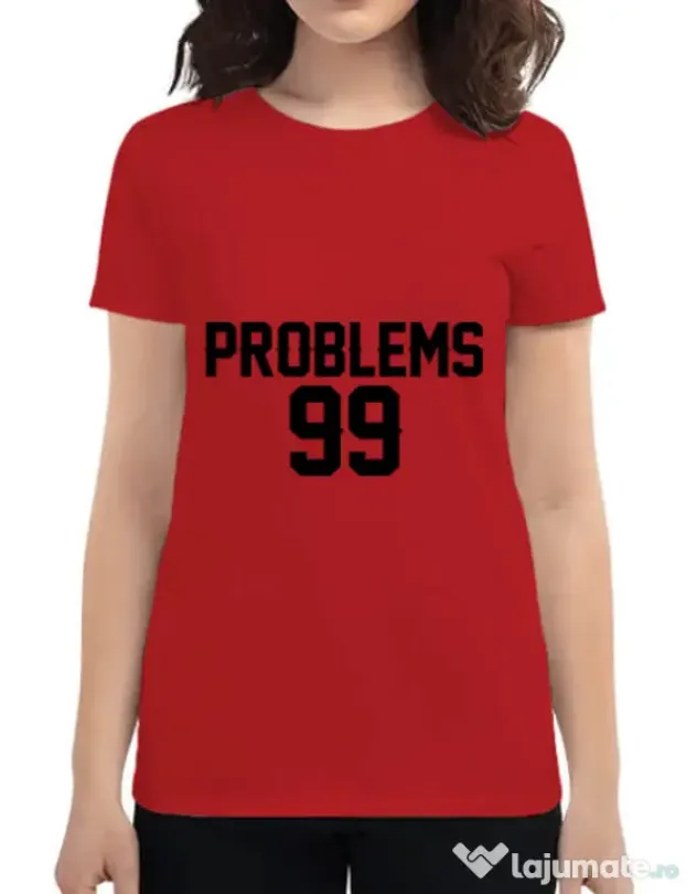 Tricou ADLER dama 99 Problems Rosu
