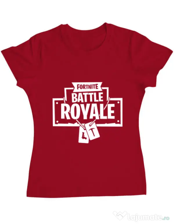 Tricou ADLER dama Battle royale Rosu