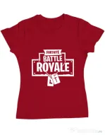 Tricou ADLER dama Battle royale Rosu