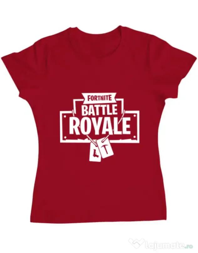 Tricou ADLER dama Battle royale Rosu