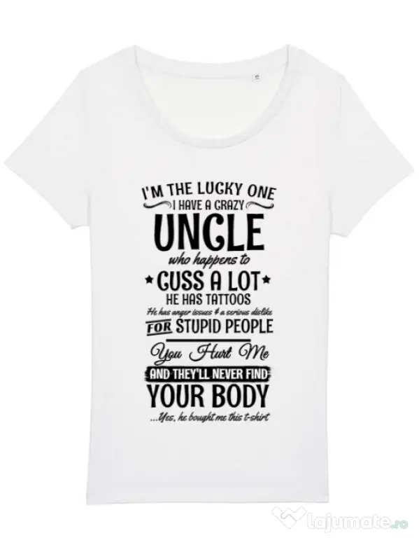 Tricou STANLEY STELLA dama The lucky one Alb