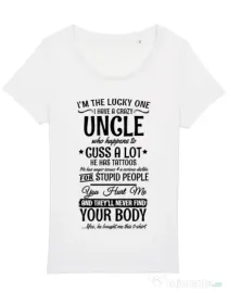 Tricou STANLEY STELLA dama The lucky one Alb