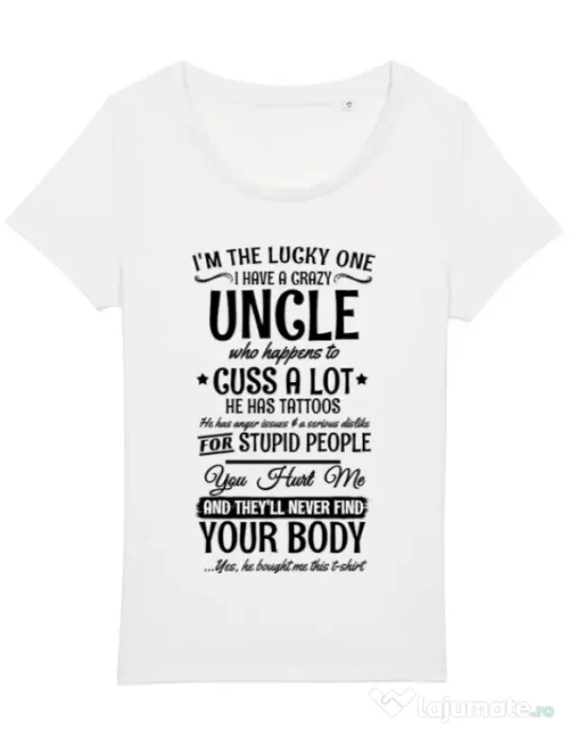Tricou STANLEY STELLA dama The lucky one Alb