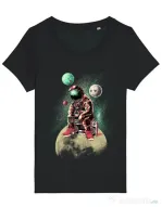 Tricou STANLEY STELLA dama Astronaut - DJ Negru