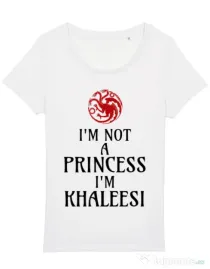Tricou STANLEY STELLA dama I'm Khaleesi Alb