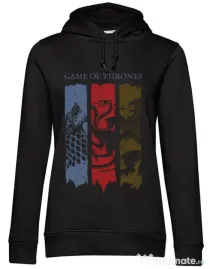 Hoodie dama cu gluga Game of Thrones Negru