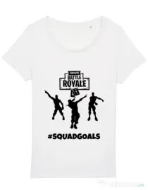 Tricou STANLEY STELLA dama Squad goals Alb