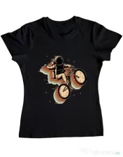 Tricou ADLER dama Cycling space Negru 