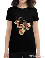 Tricou ADLER dama Cycling space Negru 