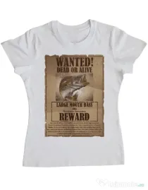 Tricou ADLER dama Dead or alive Alb