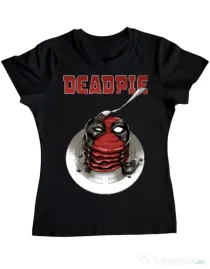 Tricou ADLER dama Deadpie Negru