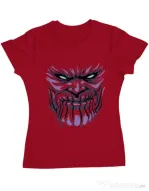Tricou ADLER dama Thanos mask Rosu