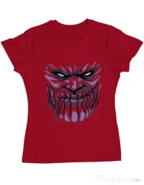 Tricou ADLER dama Thanos mask Rosu