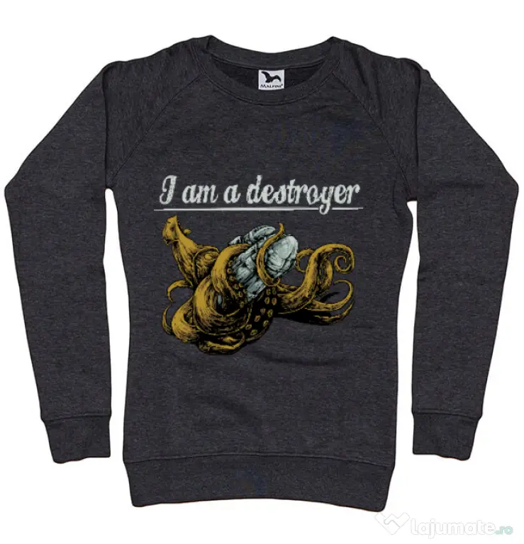 Bluza ADLER dama Destroyer Negru melanj
