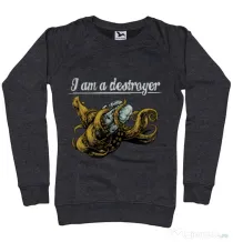 Bluza ADLER dama Destroyer Negru melanj