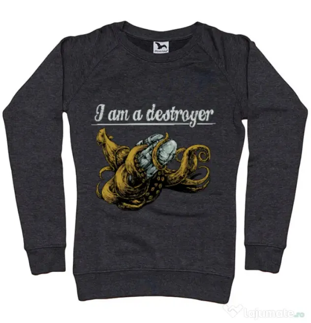 Bluza ADLER dama Destroyer Negru melanj