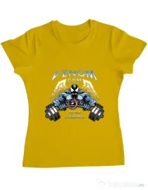 Tricou ADLER dama Venom gym Galben