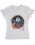 Tricou ADLER dama Venom rise Alb