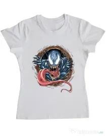 Tricou ADLER dama Venom rise Alb