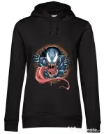 Hoodie dama cu gluga Venom rise Negru
