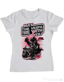 Tricou ADLER dama Star rider Alb