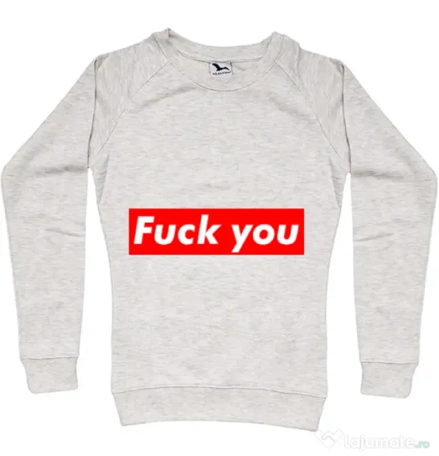 Bluza ADLER dama Fuck you Migdala melanj