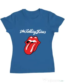 Tricou ADLER dama The Rolling Stones Albastru azuriu
