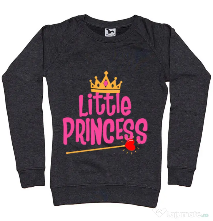Bluza ADLER dama Little Princess Negru melanj