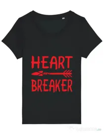 Tricou STANLEY STELLA dama Heart breaker Negru