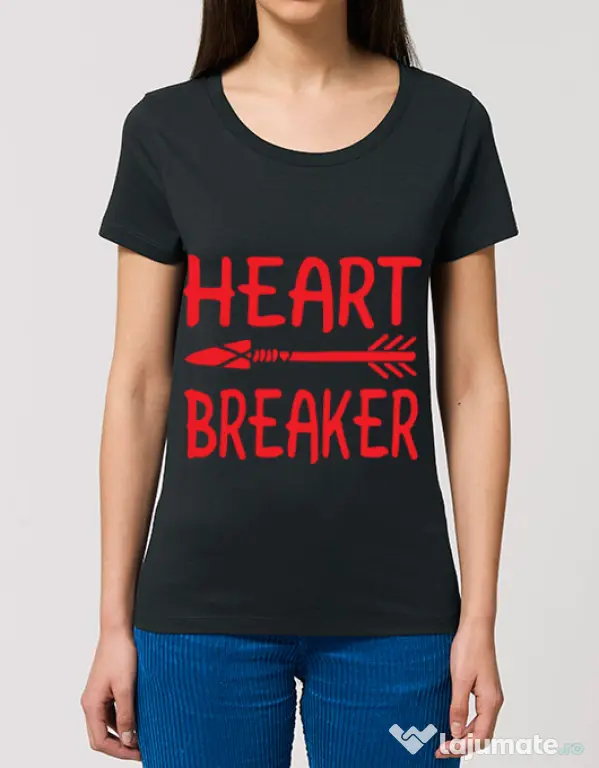 Tricou STANLEY STELLA dama Heart breaker Negru