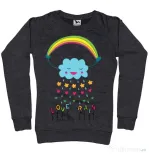 Bluza ADLER dama Love rain Negru melanj